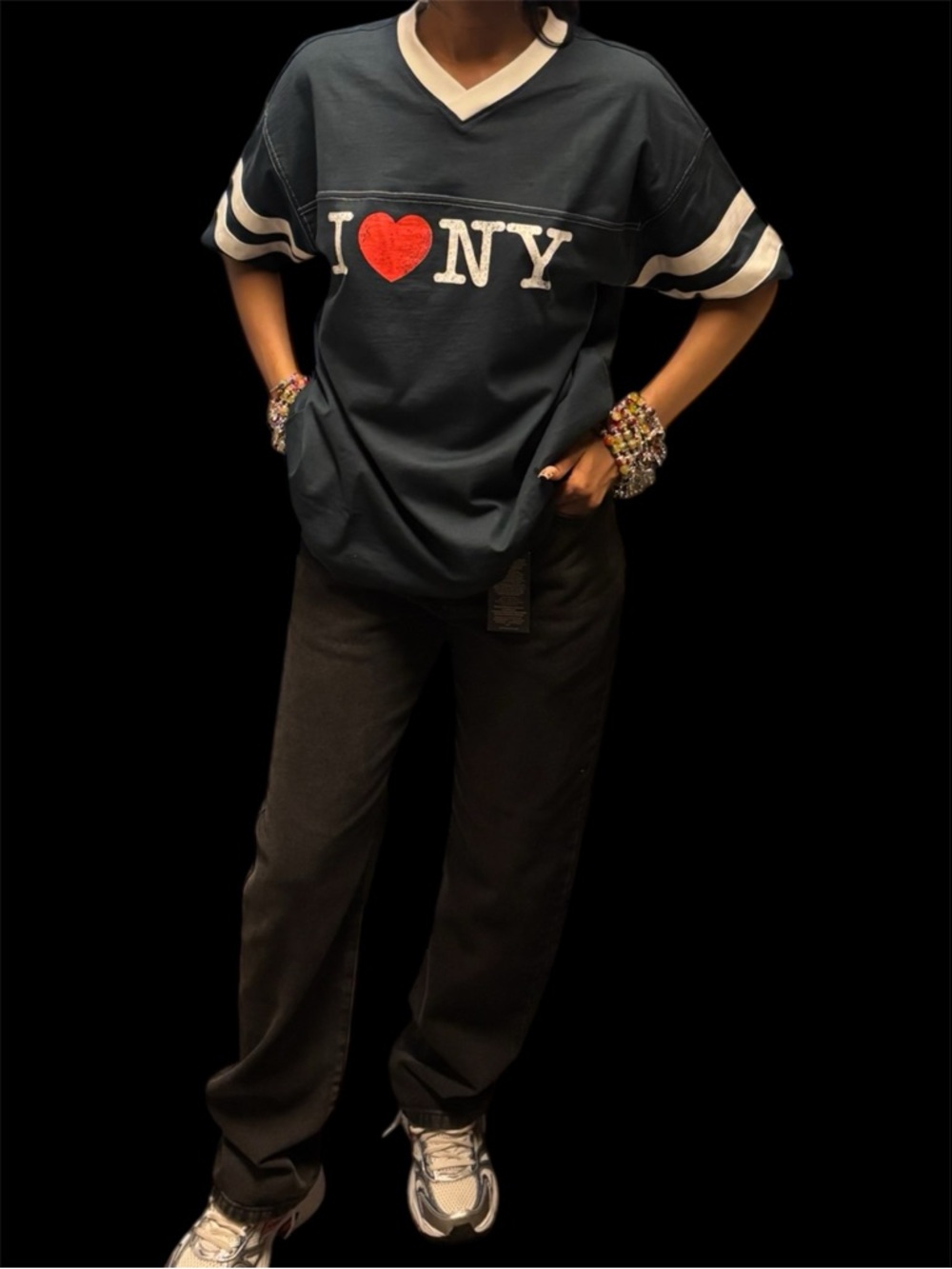 Cotton On Black Denim Original Straight Jeans (mid rise)